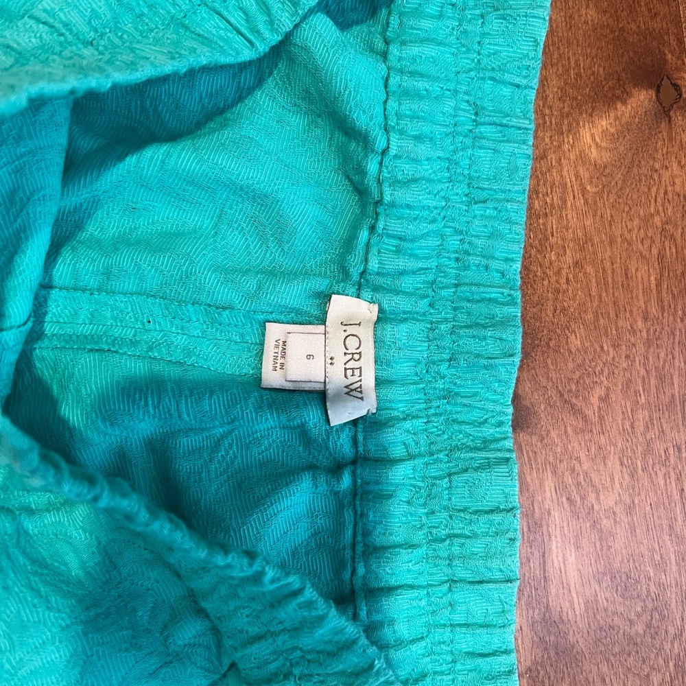 J. Crew Aqua Casual Shorts